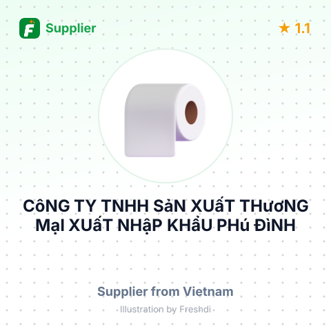 CôNG TY TNHH SảN XUấT THươNG MạI XUấT NHậP KHẩU PHú ĐìNH – summary card, no photo uploaded yet