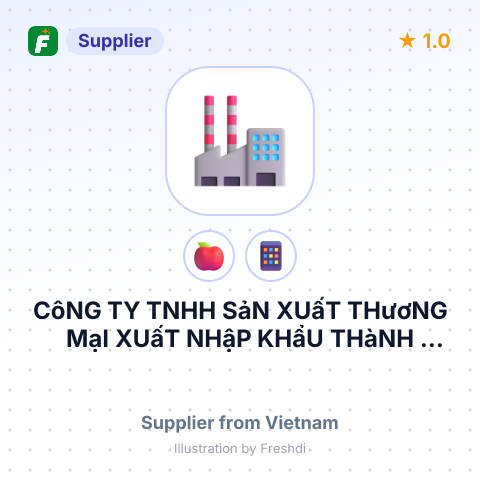 CôNG TY TNHH SảN XUấT THươNG MạI XUấT NHậP KHẩU THàNH TRUNG – summary card, no photo uploaded yet