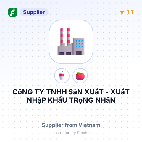 CôNG TY TNHH SảN XUấT - XUấT NHậP KHẩU TRọNG NHâN – summary card, no photo uploaded yet