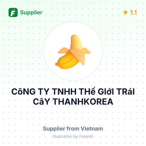 CôNG TY TNHH THế GIớI TRáI CâY THANHKOREA – summary card, no photo uploaded yet