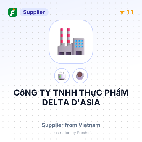 CôNG TY TNHH THựC PHẩM DELTA D'ASIA – summary card, no photo uploaded yet