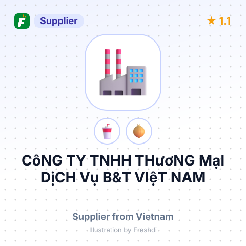 CôNG TY TNHH THươNG MạI DịCH Vụ B&T VIệT NAM – summary card, no photo uploaded yet