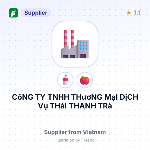 CôNG TY TNHH THươNG MạI DịCH Vụ THáI THANH TRà – summary card, no photo uploaded yet