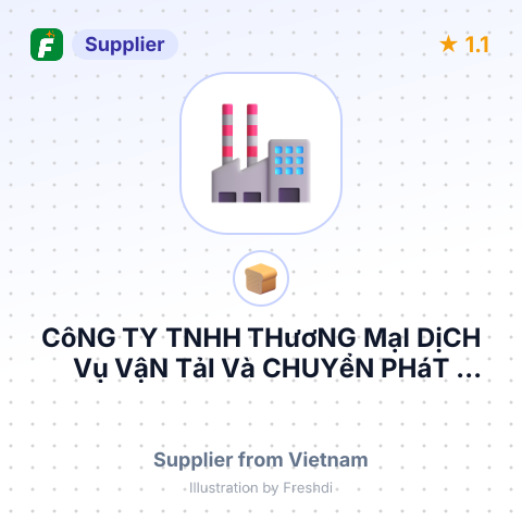 CôNG TY TNHH THươNG MạI DịCH Vụ VậN TảI Và CHUYểN PHáT NHANH THANH NHã – summary card, no photo uploaded yet