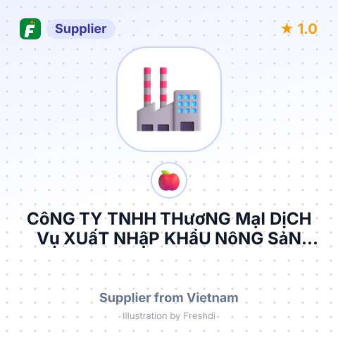 CôNG TY TNHH THươNG MạI DịCH Vụ XUấT NHậP KHẩU NôNG SảN BảO NGâN – summary card, no photo uploaded yet