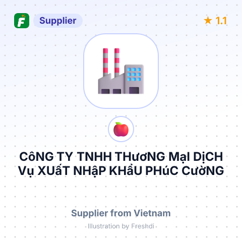 CôNG TY TNHH THươNG MạI DịCH Vụ XUấT NHậP KHẩU PHúC CườNG – summary card, no photo uploaded yet