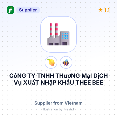 CôNG TY TNHH THươNG MạI DịCH Vụ XUấT NHậP KHẩU THEE BEE – summary card, no photo uploaded yet
