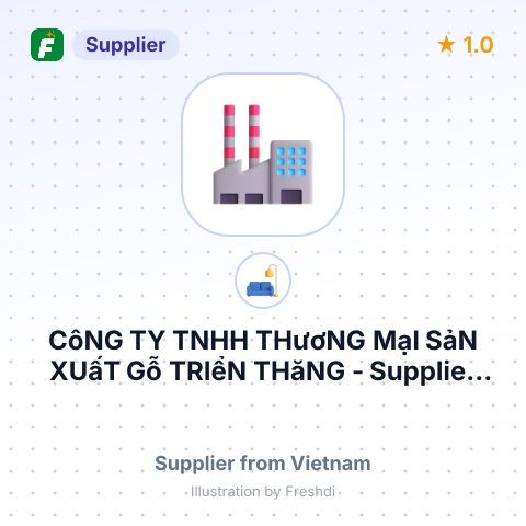 CôNG TY TNHH THươNG MạI SảN XUấT Gỗ TRIểN THăNG – summary card, no photo uploaded yet