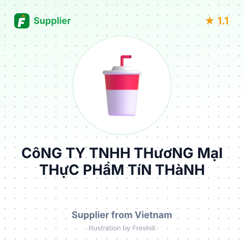 CôNG TY TNHH THươNG MạI THựC PHẩM TíN THàNH – summary card, no photo uploaded yet