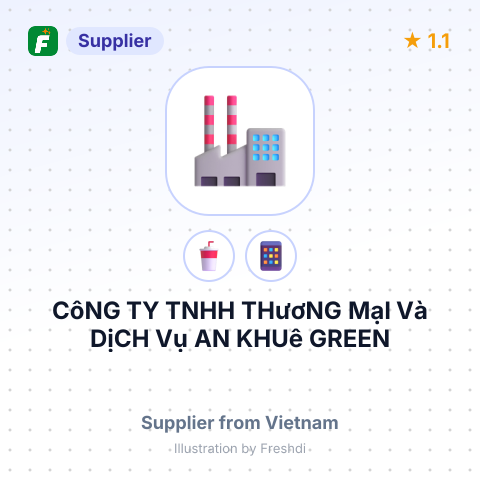 CôNG TY TNHH THươNG MạI Và DịCH Vụ AN KHUê GREEN – summary card, no photo uploaded yet