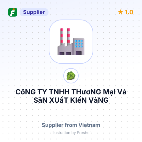 CôNG TY TNHH THươNG MạI Và SảN XUấT KIếN VàNG – summary card, no photo uploaded yet