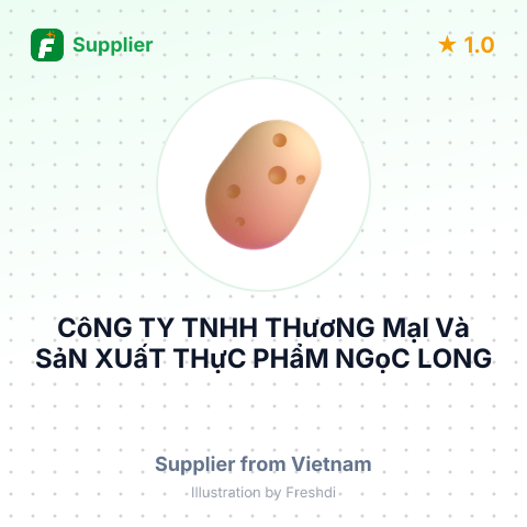 CôNG TY TNHH THươNG MạI Và SảN XUấT THựC PHẩM NGọC LONG – summary card, no photo uploaded yet