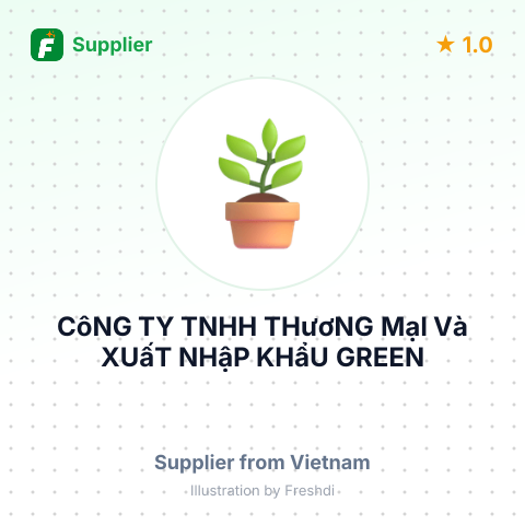 CôNG TY TNHH THươNG MạI Và XUấT NHậP KHẩU GREEN GARDEN – summary card, no photo uploaded yet