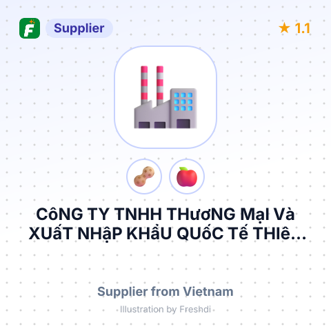 CôNG TY TNHH THươNG MạI Và XUấT NHậP KHẩU QUốC Tế THIêN Hà – summary card, no photo uploaded yet