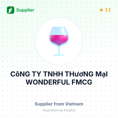 CôNG TY TNHH THươNG MạI WONDERFUL FMCG – summary card, no photo uploaded yet
