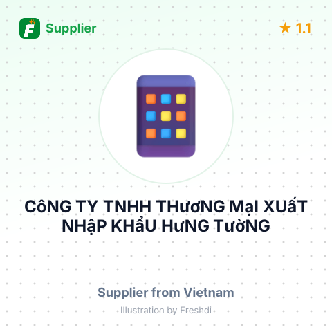 CôNG TY TNHH THươNG MạI XUấT NHậP KHẩU HưNG TườNG – summary card, no photo uploaded yet