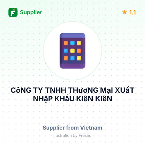 CôNG TY TNHH THươNG MạI XUấT NHậP KHẩU KIêN KIêN – summary card, no photo uploaded yet