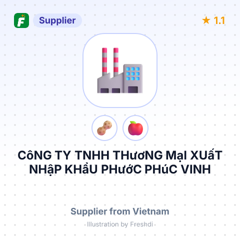 CôNG TY TNHH THươNG MạI XUấT NHậP KHẩU PHướC PHúC VINH – summary card, no photo uploaded yet