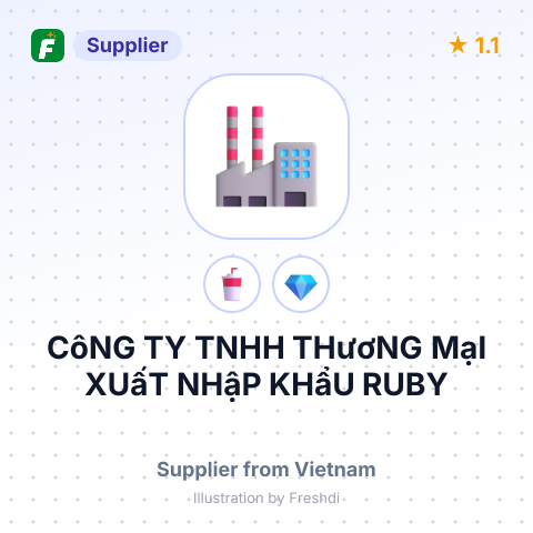 CôNG TY TNHH THươNG MạI XUấT NHậP KHẩU RUBY – summary card, no photo uploaded yet