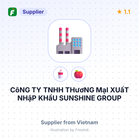 CôNG TY TNHH THươNG MạI XUấT NHậP KHẩU SUNSHINE GROUP – summary card, no photo uploaded yet