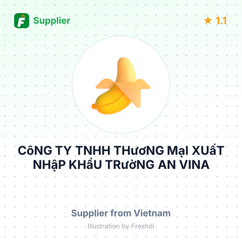 CôNG TY TNHH THươNG MạI XUấT NHậP KHẩU TRườNG AN VINA – summary card, no photo uploaded yet