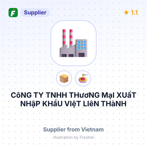 CôNG TY TNHH THươNG MạI XUấT NHậP KHẩU VIệT LIêN THàNH – summary card, no photo uploaded yet