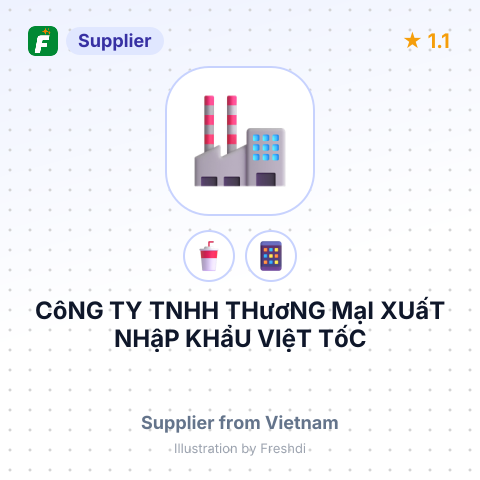 CôNG TY TNHH THươNG MạI XUấT NHậP KHẩU VIệT TốC – summary card, no photo uploaded yet