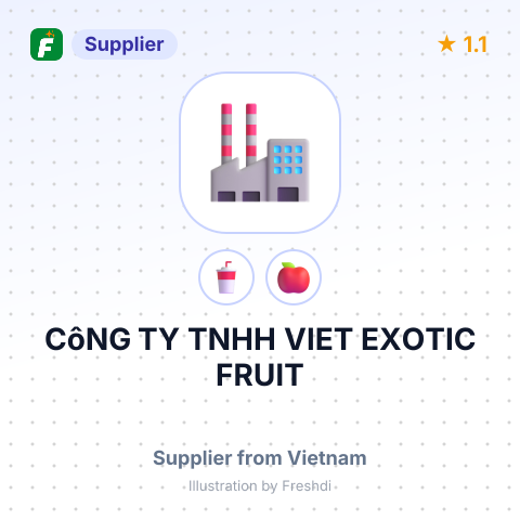 CôNG TY TNHH VIET EXOTIC FRUIT – summary card, no photo uploaded yet
