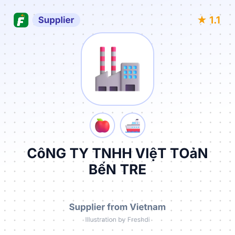 CôNG TY TNHH VIệT TOảN BếN TRE – summary card, no photo uploaded yet