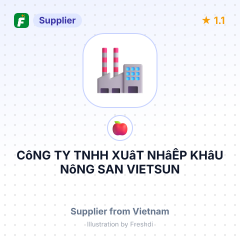 CôNG TY TNHH XUâT NHâÊP KHâU NôNG SAN VIETSUN – summary card, no photo uploaded yet