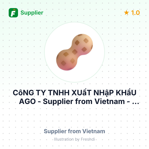 CôNG TY TNHH XUấT NHậP KHẩU AGO – summary card, no photo uploaded yet