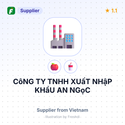 CôNG TY TNHH XUấT NHậP KHẩU AN NGọC – summary card, no photo uploaded yet
