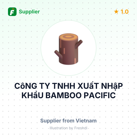 CôNG TY TNHH XUấT NHậP KHẩU BAMBOO PACIFIC – summary card, no photo uploaded yet