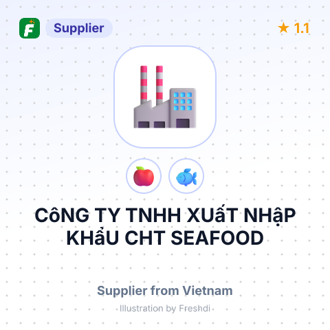 CôNG TY TNHH XUấT NHậP KHẩU CHT SEAFOOD – summary card, no photo uploaded yet