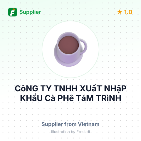 CôNG TY TNHH XUấT NHậP KHẩU Cà PHê TáM TRìNH – summary card, no photo uploaded yet