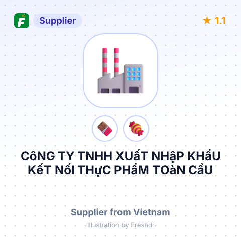 CôNG TY TNHH XUấT NHậP KHẩU KếT NốI THựC PHẩM TOàN CầU – summary card, no photo uploaded yet