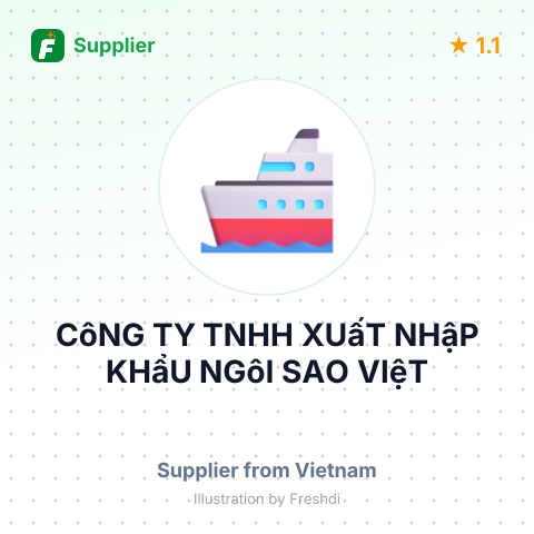 CôNG TY TNHH XUấT NHậP KHẩU NGôI SAO VIệT – summary card, no photo uploaded yet