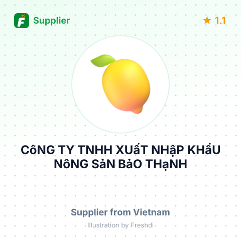 CôNG TY TNHH XUấT NHậP KHẩU NôNG SảN BảO THạNH – summary card, no photo uploaded yet