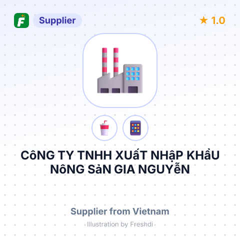 CôNG TY TNHH XUấT NHậP KHẩU NôNG SảN GIA NGUYễN – summary card, no photo uploaded yet