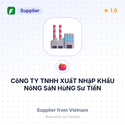 CôNG TY TNHH XUấT NHậP KHẩU NôNG SảN HùNG Sư TIềN GIANG – summary card, no photo uploaded yet
