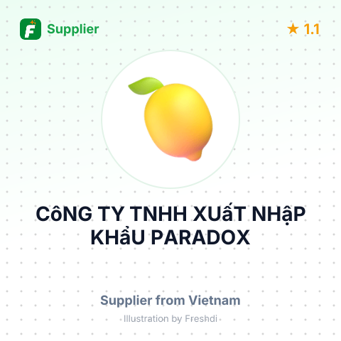 CôNG TY TNHH XUấT NHậP KHẩU PARADOX – summary card, no photo uploaded yet