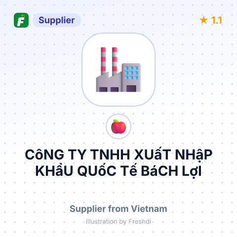CôNG TY TNHH XUấT NHậP KHẩU QUốC Tế BáCH LợI – summary card, no photo uploaded yet