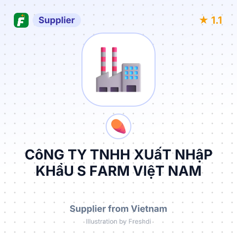 CôNG TY TNHH XUấT NHậP KHẩU S FARM VIệT NAM – summary card, no photo uploaded yet