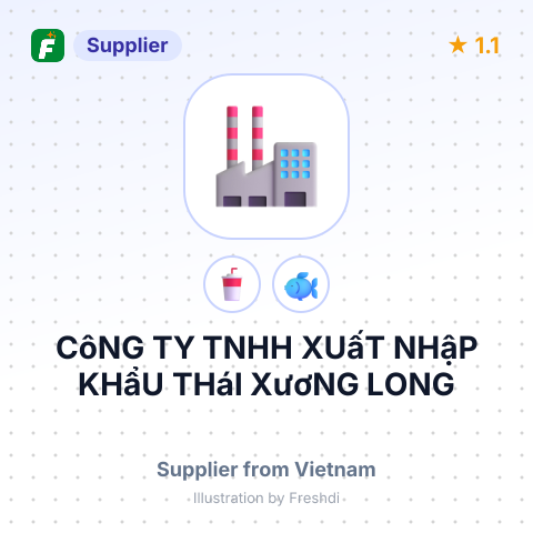 CôNG TY TNHH XUấT NHậP KHẩU THáI XươNG LONG – summary card, no photo uploaded yet