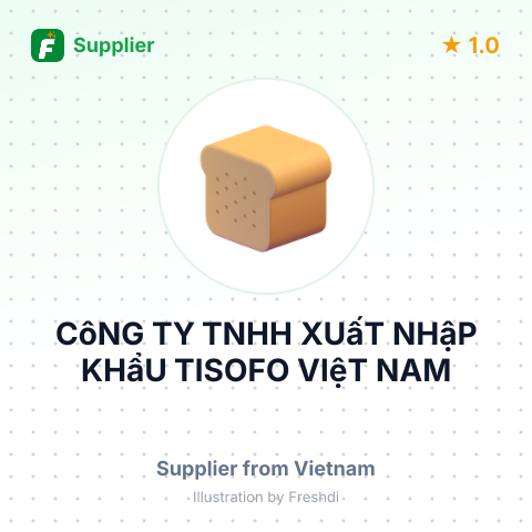CôNG TY TNHH XUấT NHậP KHẩU TISOFO VIệT NAM – summary card, no photo uploaded yet