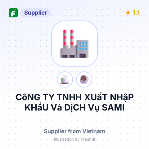 CôNG TY TNHH XUấT NHậP KHẩU Và DịCH Vụ SAMI – summary card, no photo uploaded yet