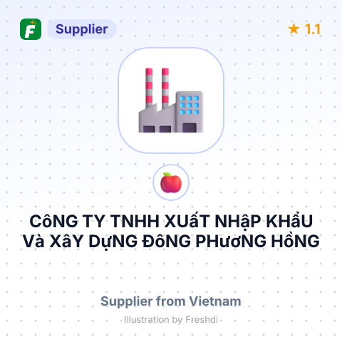 CôNG TY TNHH XUấT NHậP KHẩU Và XâY DựNG ĐôNG PHươNG HồNG – summary card, no photo uploaded yet