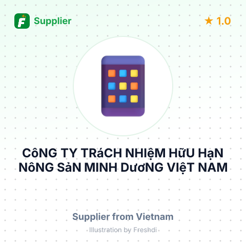 CôNG TY TRáCH NHIệM HữU HạN NôNG SảN MINH DươNG VIệT NAM – summary card, no photo uploaded yet