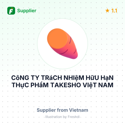 CôNG TY TRáCH NHIệM HữU HạN THựC PHẩM TAKESHO VIệT NAM – summary card, no photo uploaded yet
