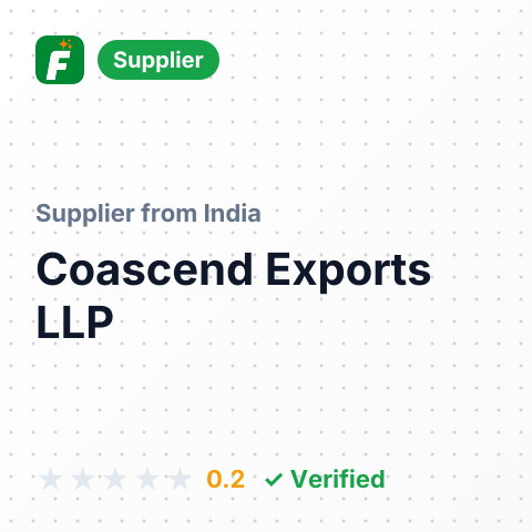 Coascend Exports LLP – summary card, no photo uploaded yet